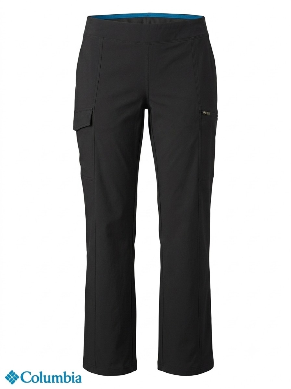 Columbia Outdoor Cargo Pants Womens XL Pull On Black Omni-Shield Hiking Trail